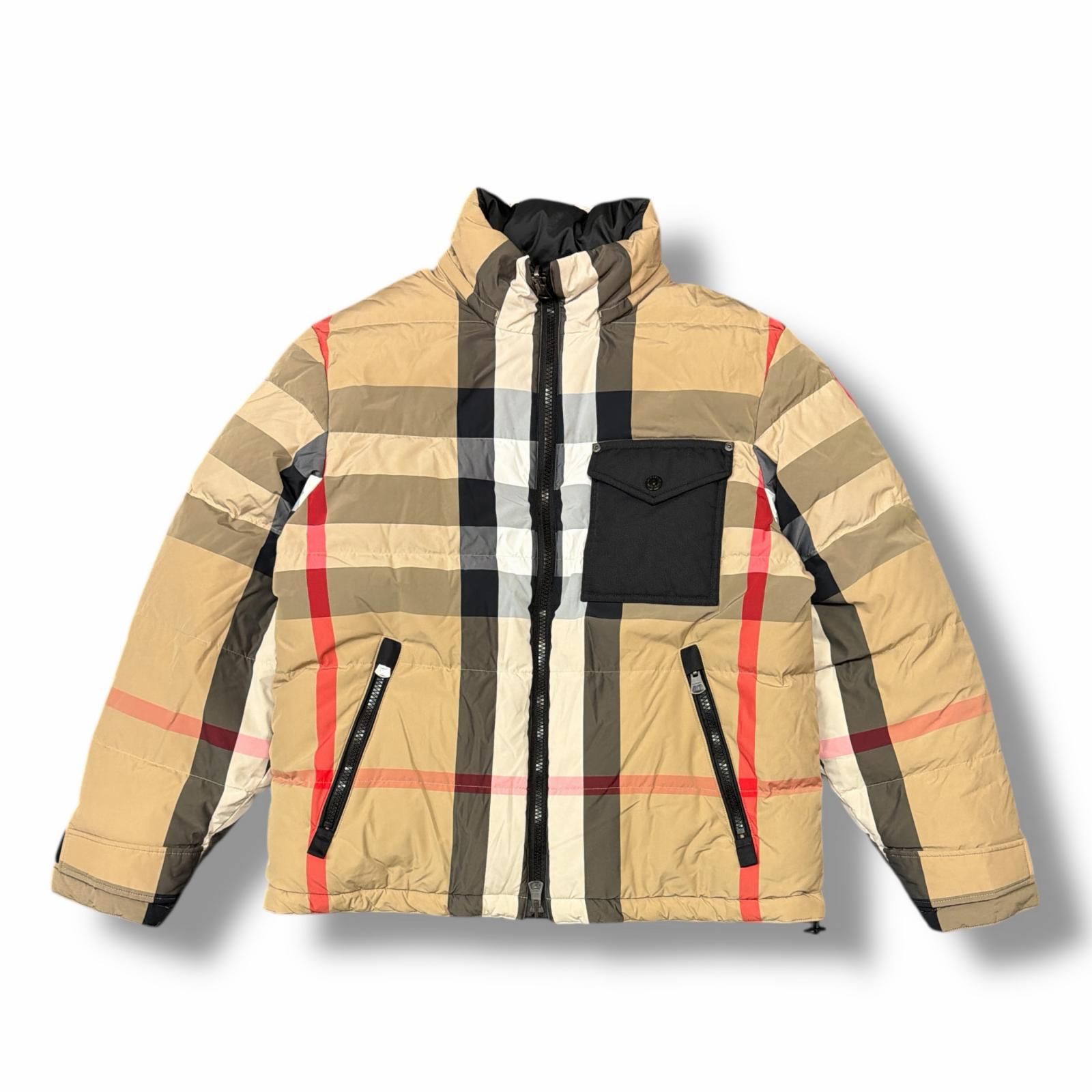 国内正規 BURBERRY RUTLAND リバーシブル チェック ダウンジャケット