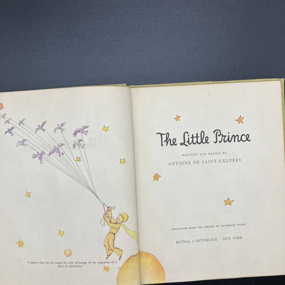 1943年 初版 第5刷 】『 星の王子さま The Little Prince 』 サン