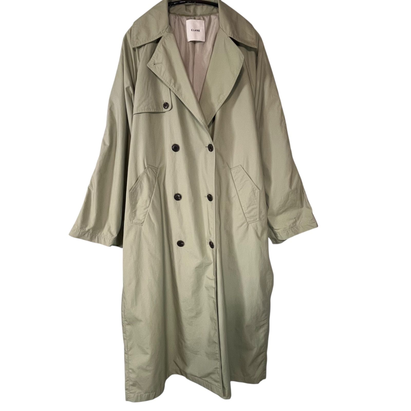 CLANE ロングトレンチコート size1 CLANE（クラネ）の「LAYER LONG