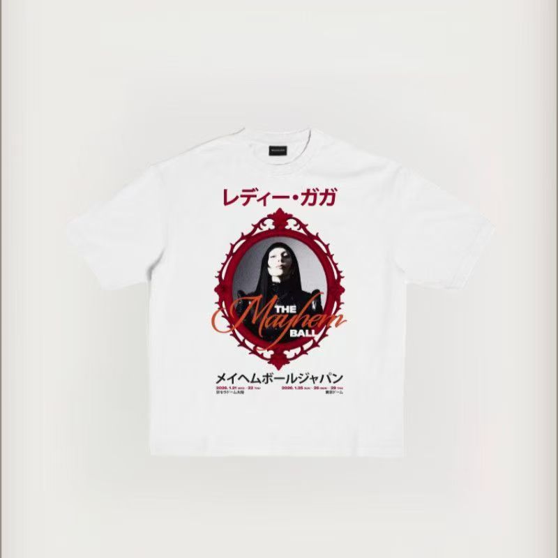 新品未使用】Lady Gaga ツアーグッズ プリント T シャツ / タンク