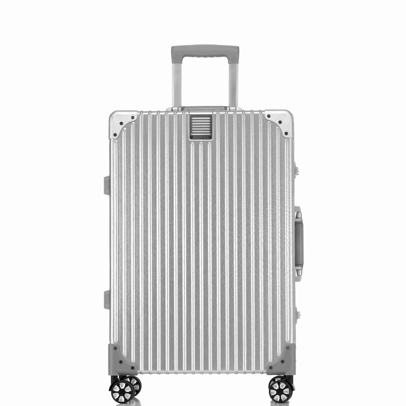 人気商品 60L 4~6泊 24インチ Mサイズ 保護カバー付き，シルバー 物