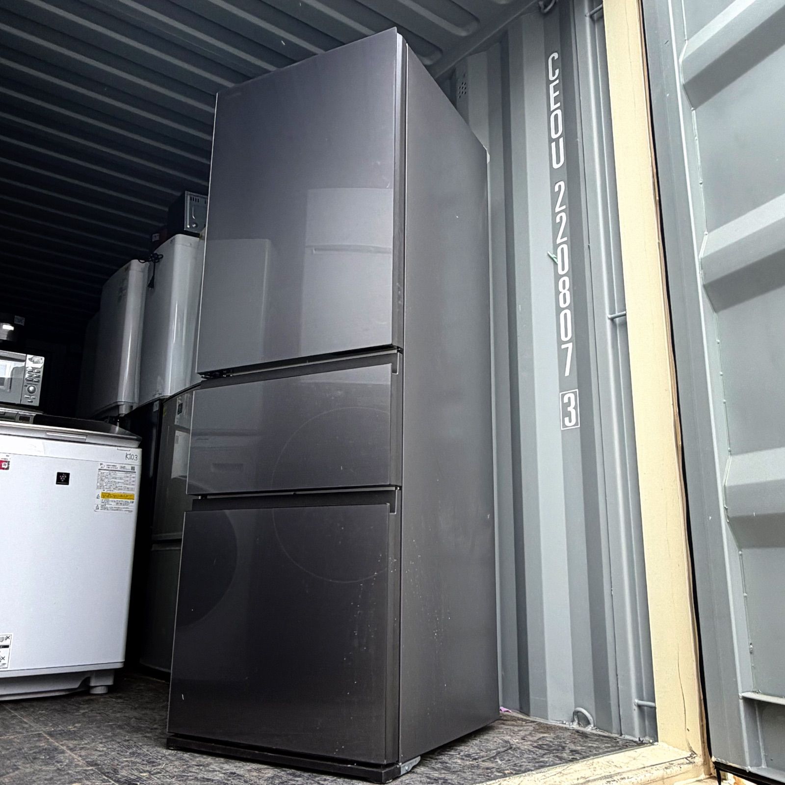 378取付無料！定価約14万！ほぼ新品！東芝ベジータ高性能シルバー3ドア