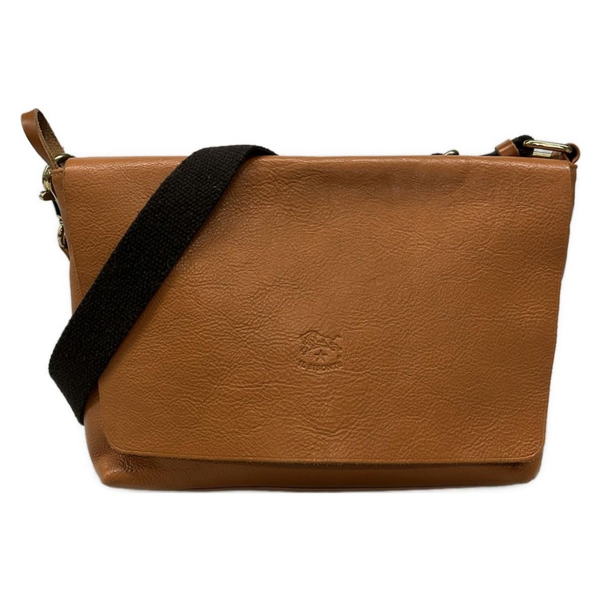 IL BISONTE(イルビゾンテ) ショルダーバッグ - ブラウン レザー - メルカリ