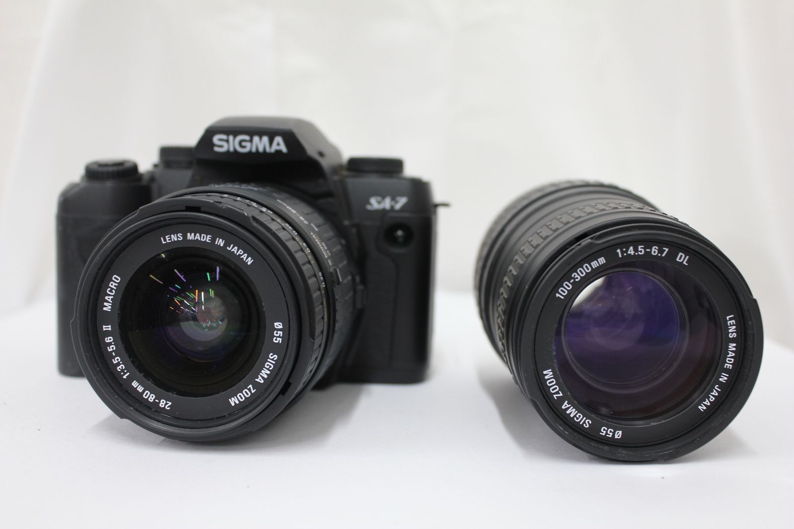 返品保証】 シグマ Sigma SA-7 100-300mm F4.5-6.7 DL 28-80mm F3.5