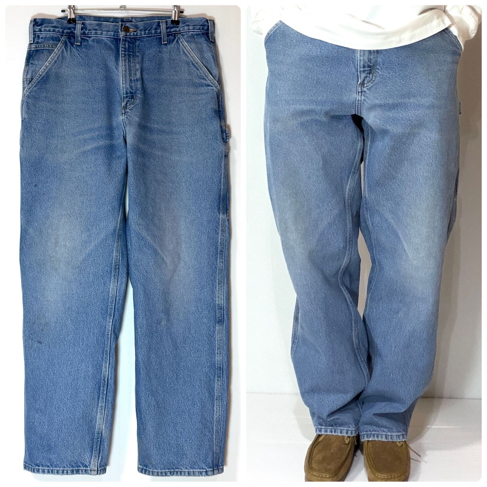 美フェード US企画 Carhartt カーハート ヘビーウェイト デニム