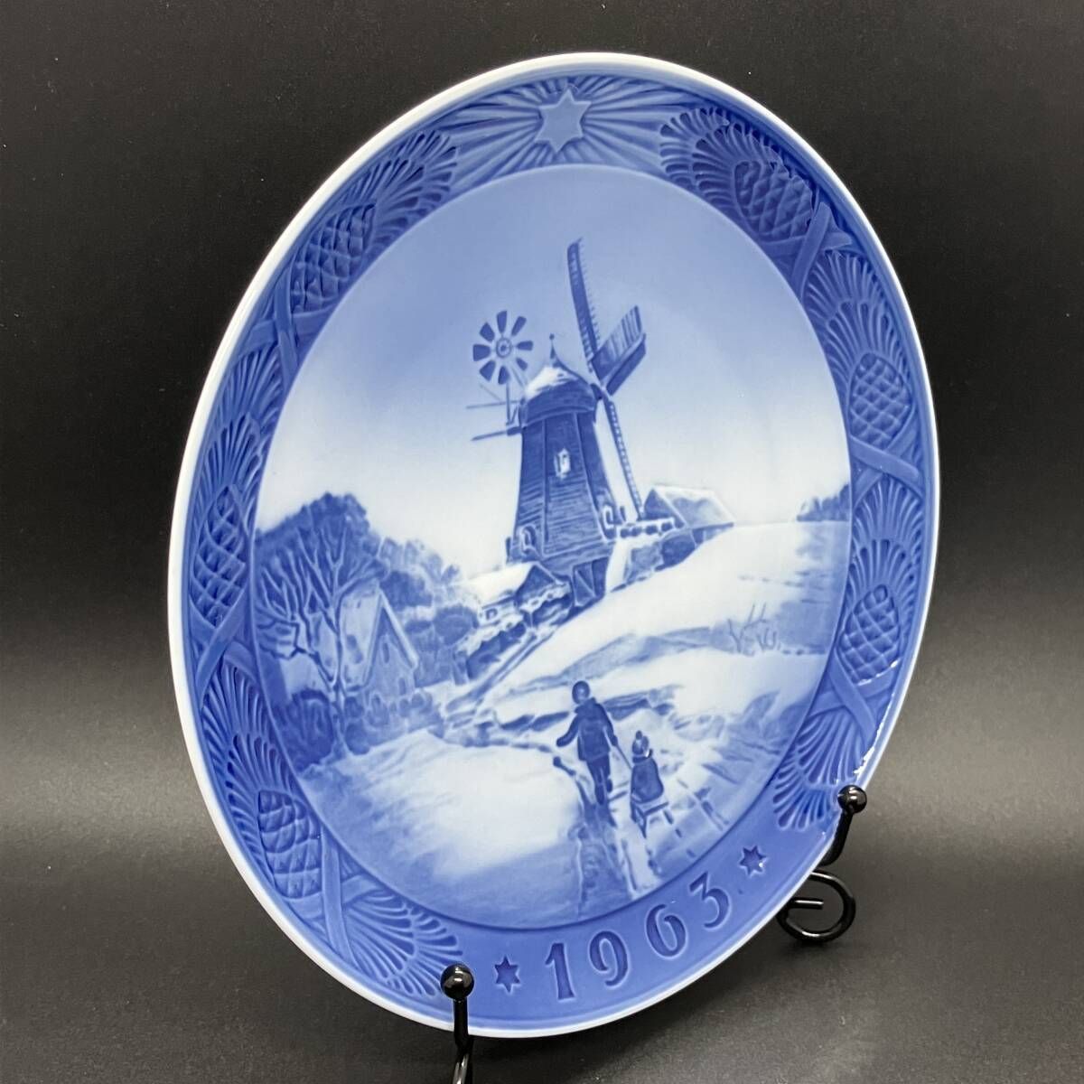 ロイヤルコペンハーゲン 1963年『 ハウスサジャーの風車小屋 』 イヤー