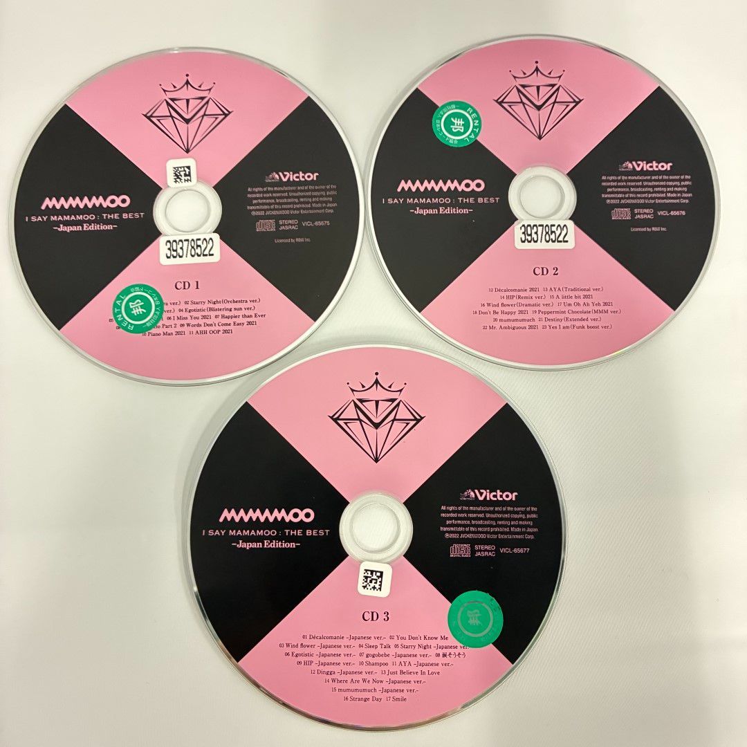 I SAY MAMAMOO : THE BEST -Japan Edition-／ママムー／3枚組 - メルカリ
