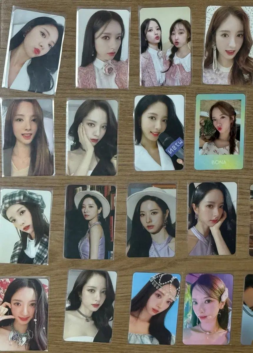 宇宙少女 ボナ トレカ 12枚セット 宇宙少女(WJSN) ボナ(BONA) ソラ(SEOLA) ダブルブラック トレカ 出品