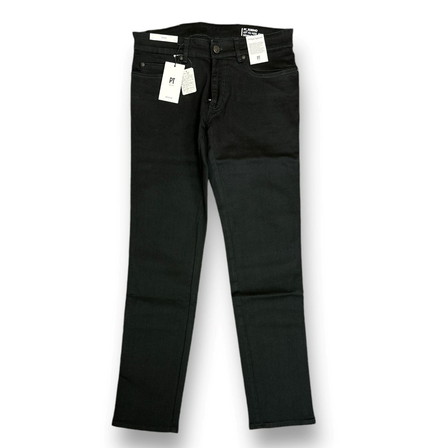 参考上代48400円 未使用 PT TORINO ヴィンテージウォッシュドブラック
