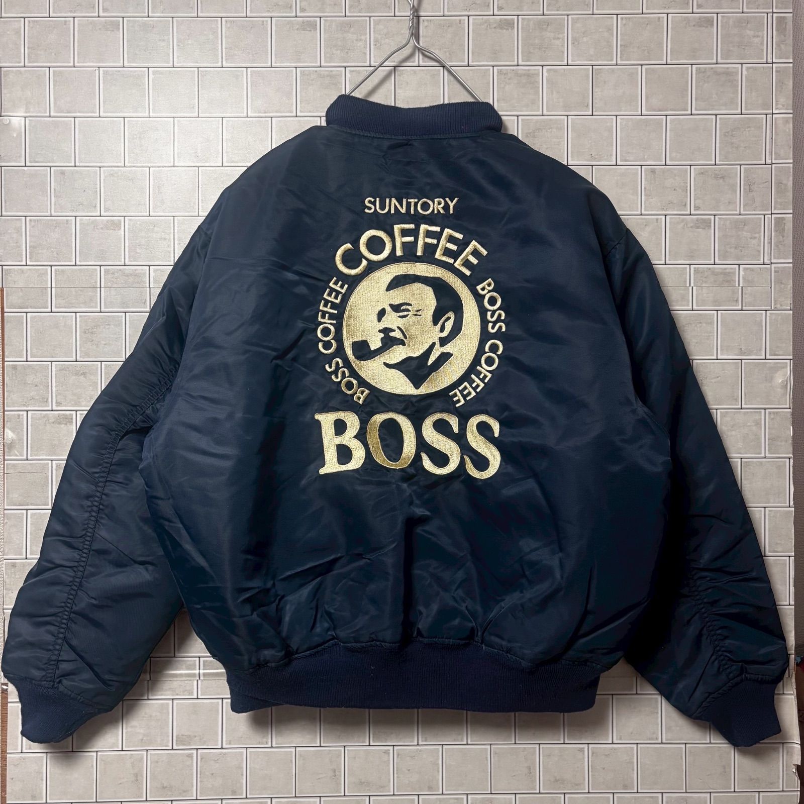 90年代 SUNTORY OLIGINAL DESIGN BOSS COFFEE オリジナル MA-1