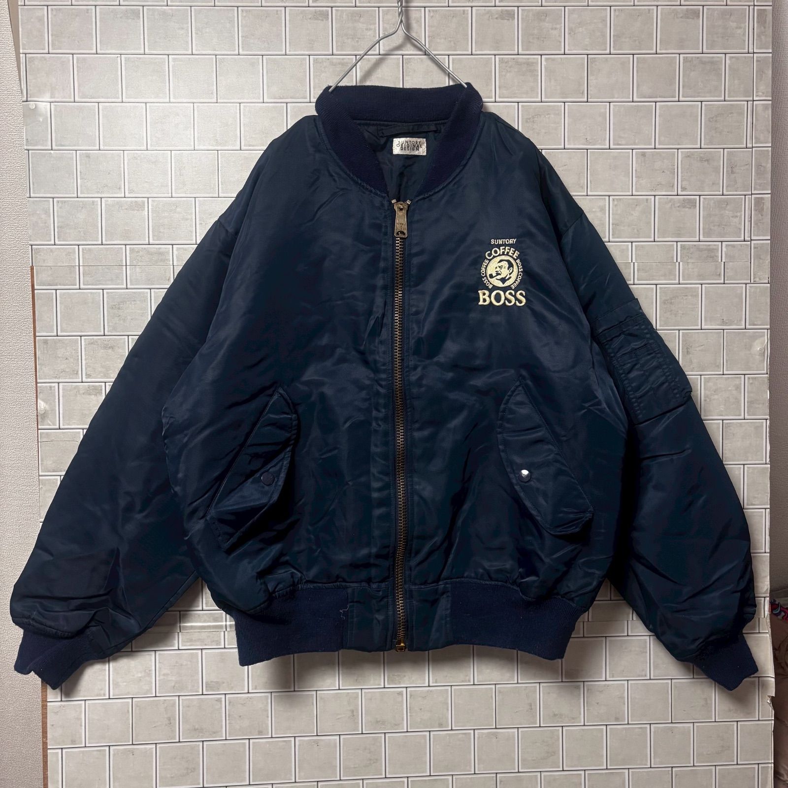 90年代 SUNTORY OLIGINAL DESIGN BOSS COFFEE オリジナル MA-1