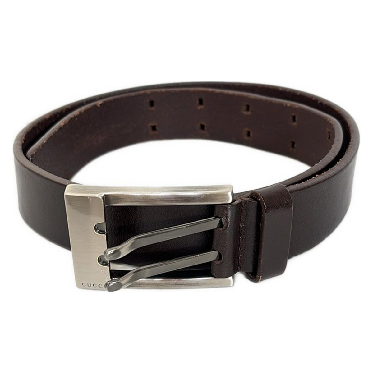 グッチ ベルト 本革 レザー バックル ホースモチーフ ブラック 65/26 グッチ ベルト 本革 レザー バックル ホースモチーフ ブラック 65/26