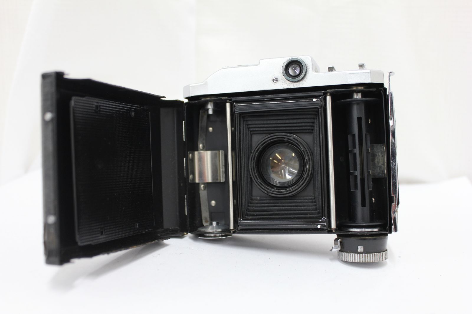 訳あり品】 小西六 Pearl III Hexar 75mm F3.5 蛇腹カメラ e5865