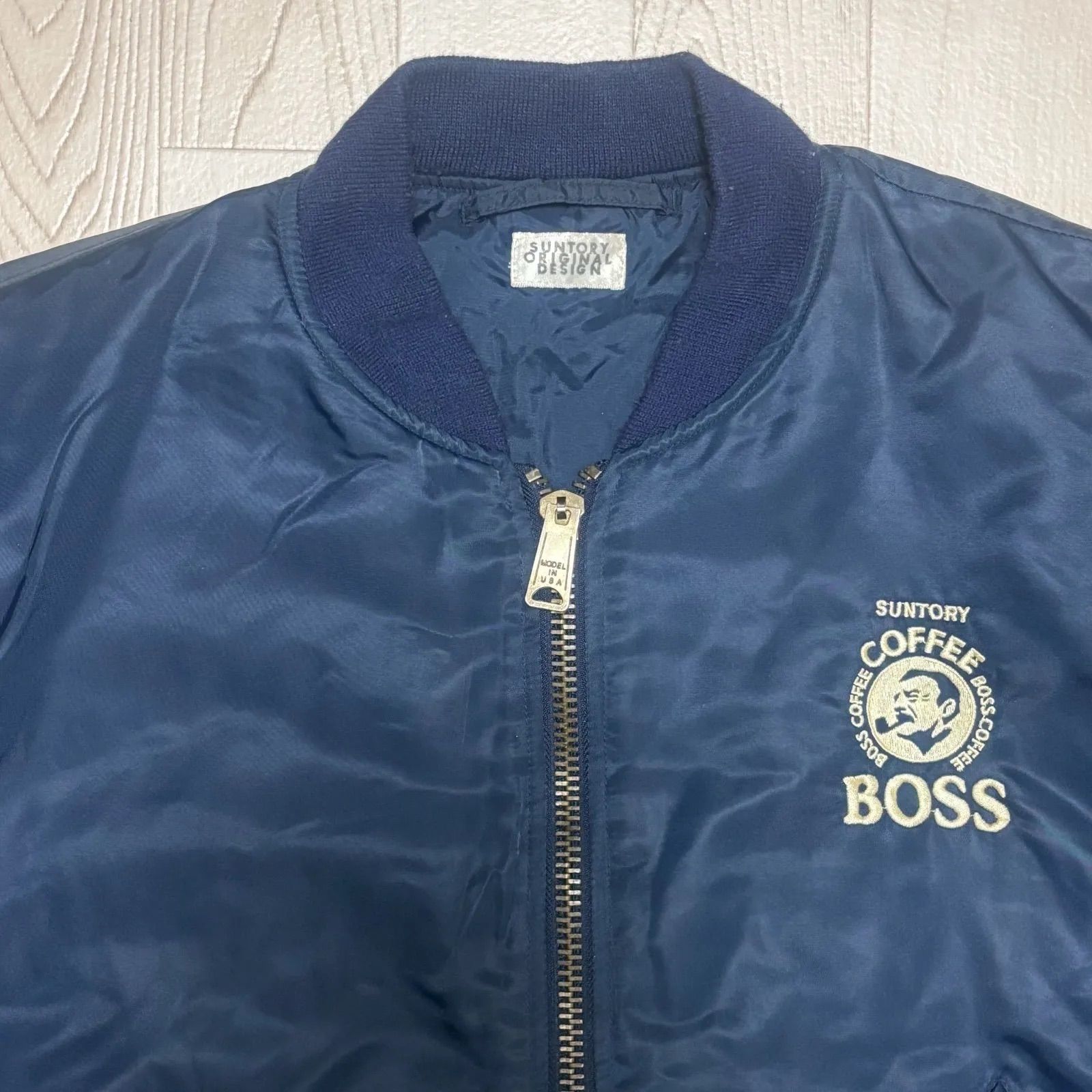 90年代 SUNTORY OLIGINAL DESIGN BOSS COFFEE オリジナル MA-1