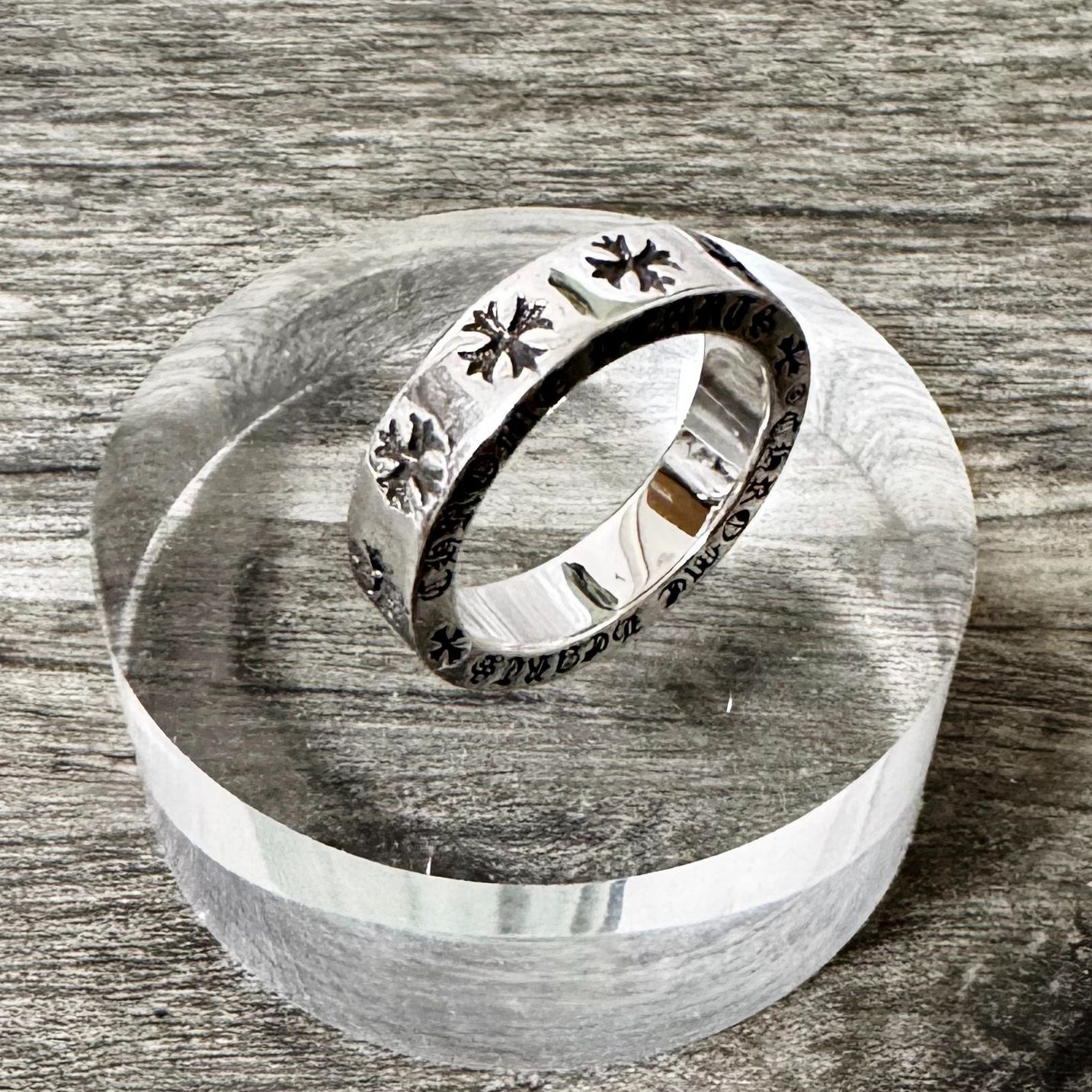 スペーサーリング 指輪 FOREVER 幅6mm シルバー silver 平打ち 