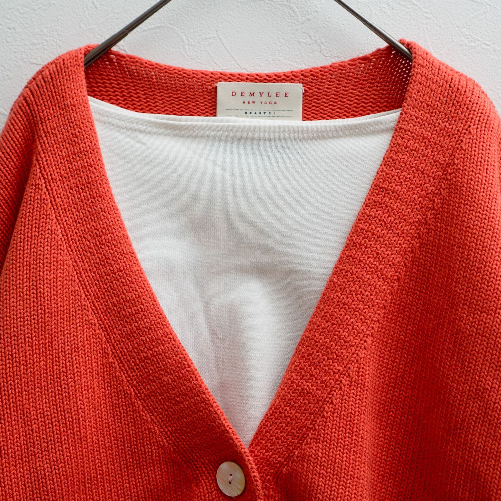 DEMYLEE × Ron Herman オーガニックコットン Vネック ニット
