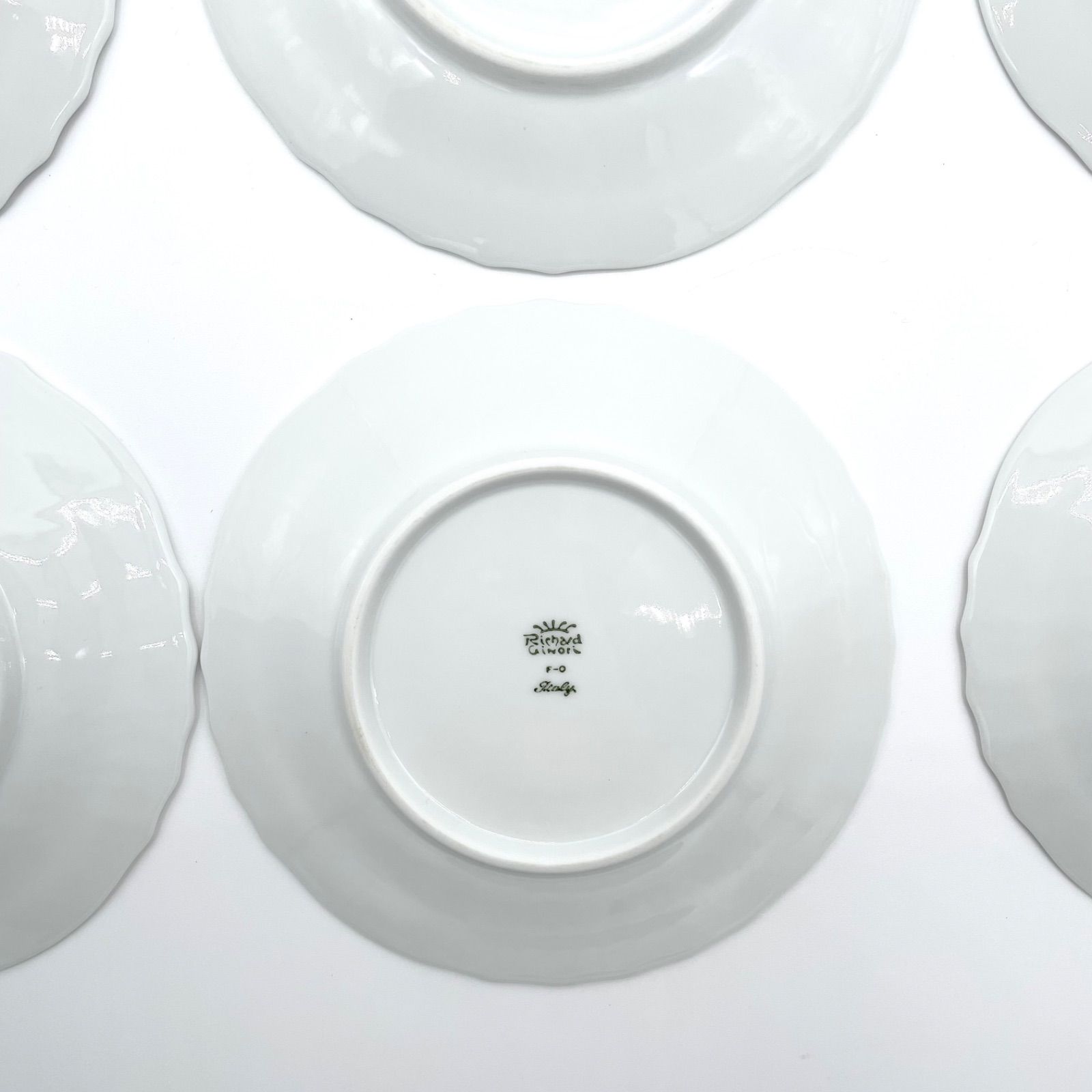 リチャードジノリ ベッキオホワイト ティーカップ＆ソーサー 6客セット