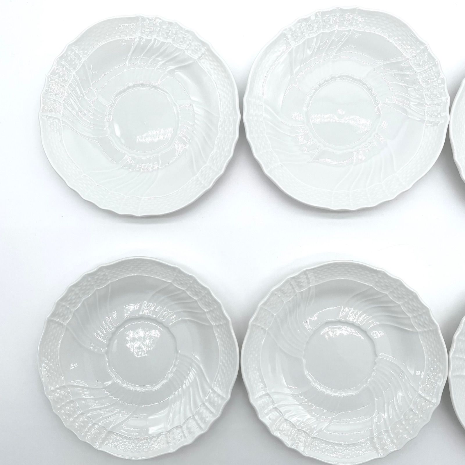 リチャードジノリ ベッキオホワイト ティーカップ＆ソーサー 6客セット