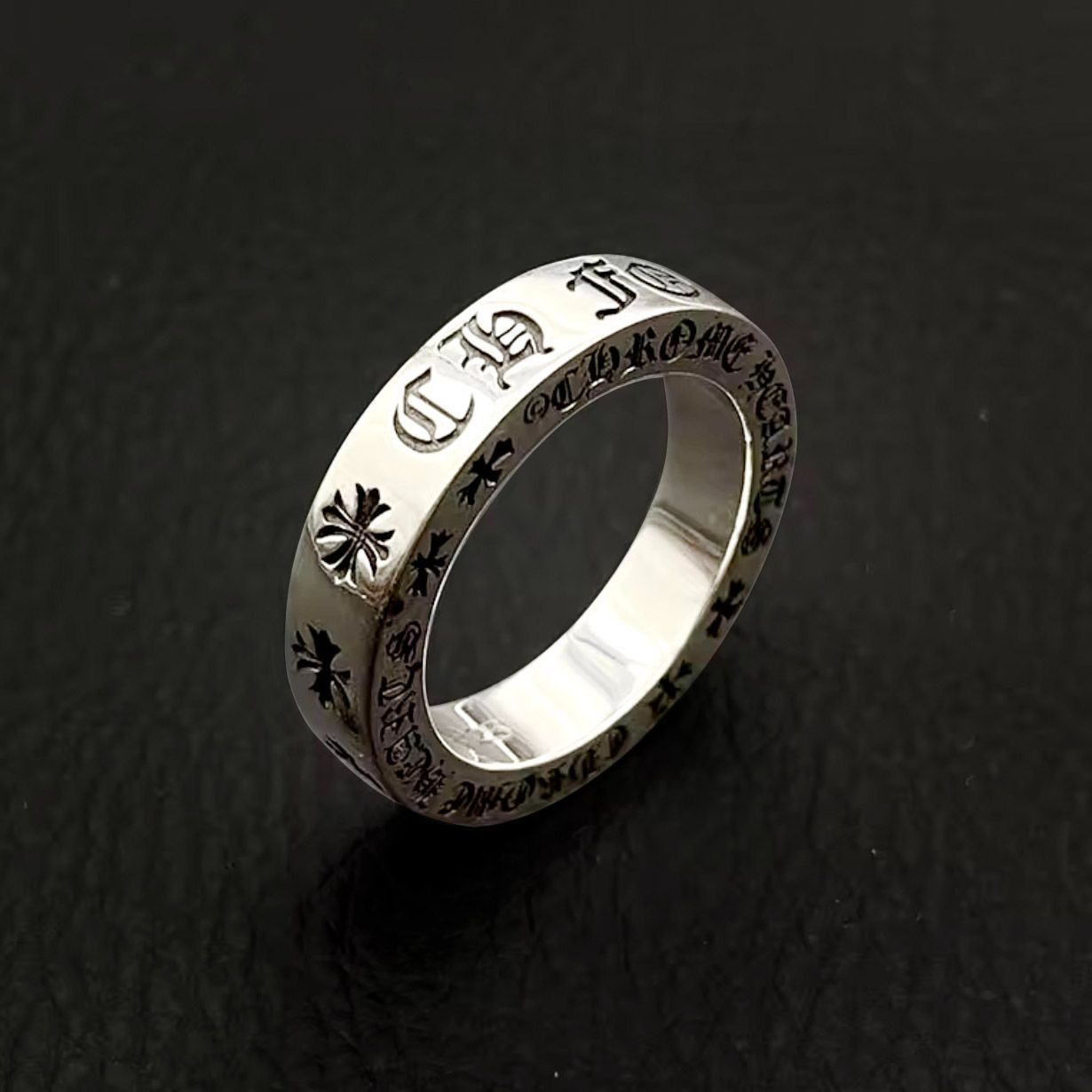スペーサーリング 指輪 FOREVER 幅6mm シルバー silver 平打ち 