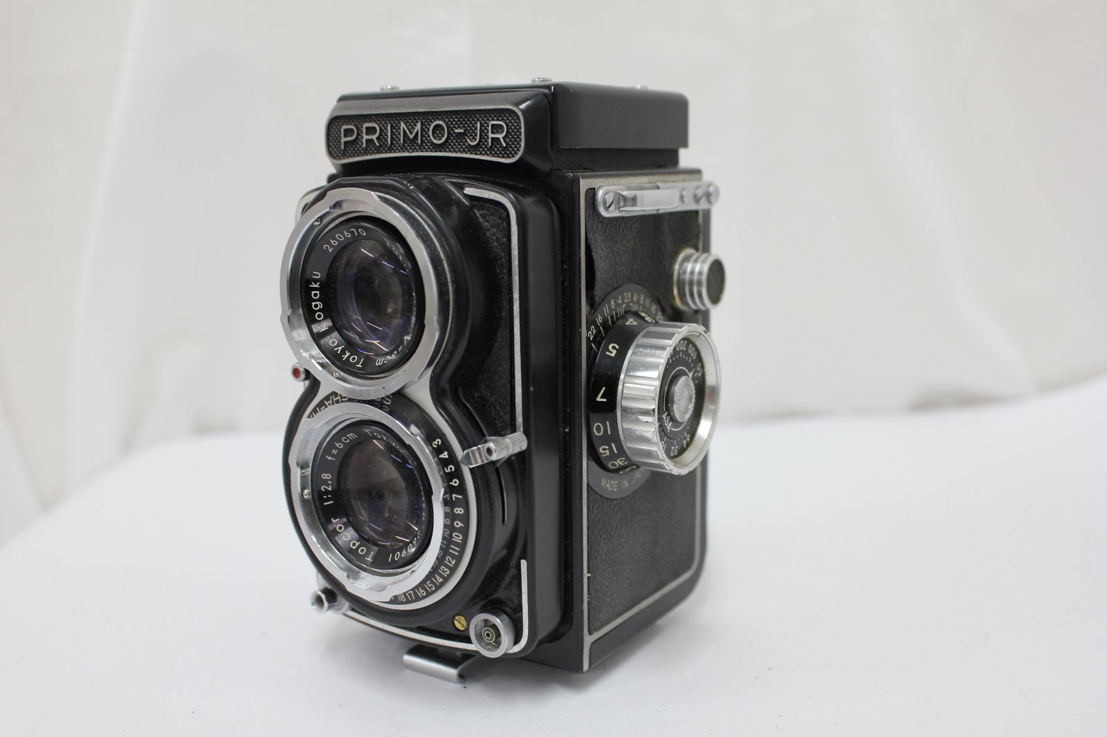 訳あり品】 東京光学 PRIMO-JR Topcor 6cm F2.8 二眼カメラ e5857