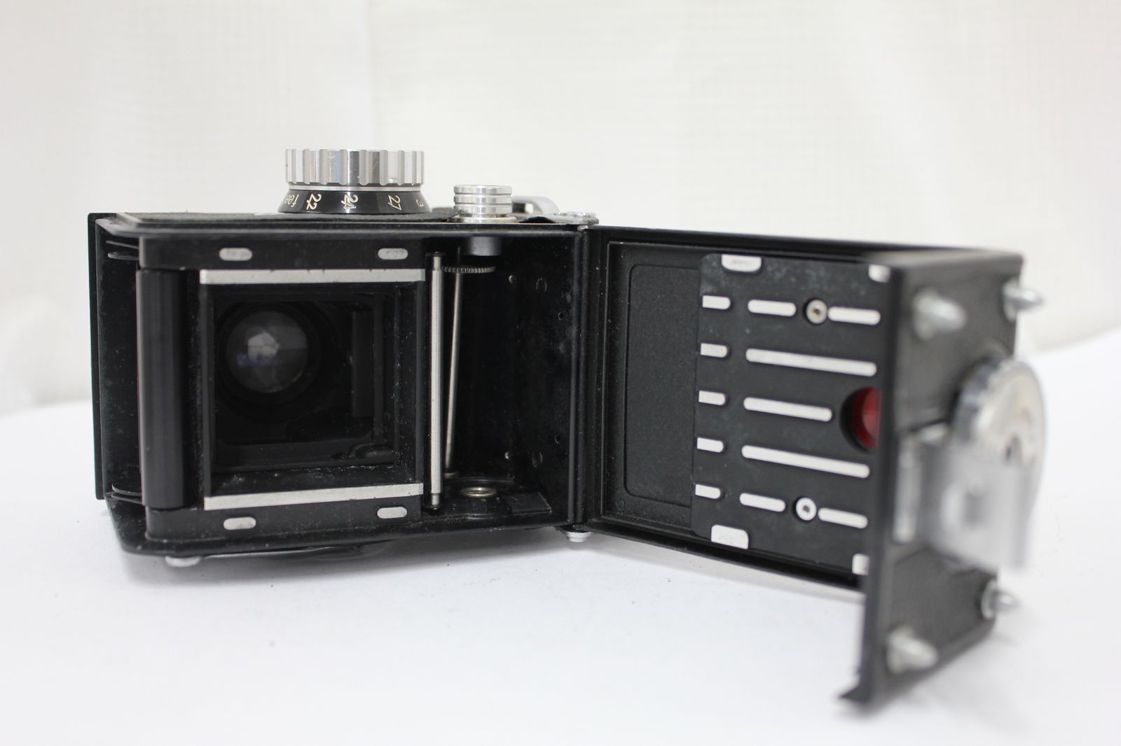 訳あり品】 東京光学 PRIMO-JR Topcor 6cm F2.8 二眼カメラ e5857