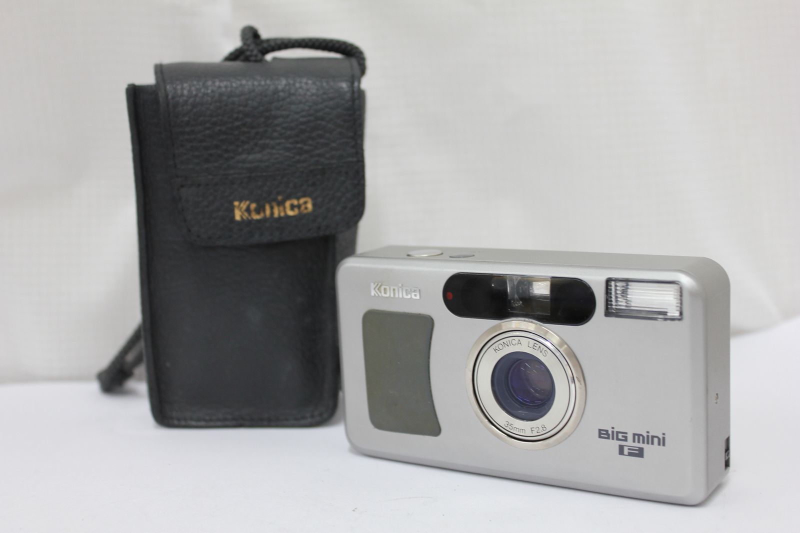 返品保証】 コニカ KONICA BiG mini F 35mm F2.8 ソフトケース付き