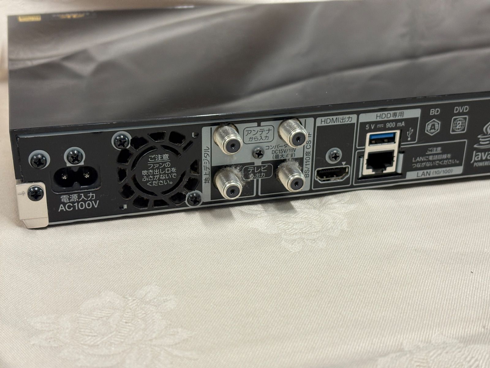 Sony ブルーレイディスクレコーダー BDZ-ZW550 4K対応 説明書付き b