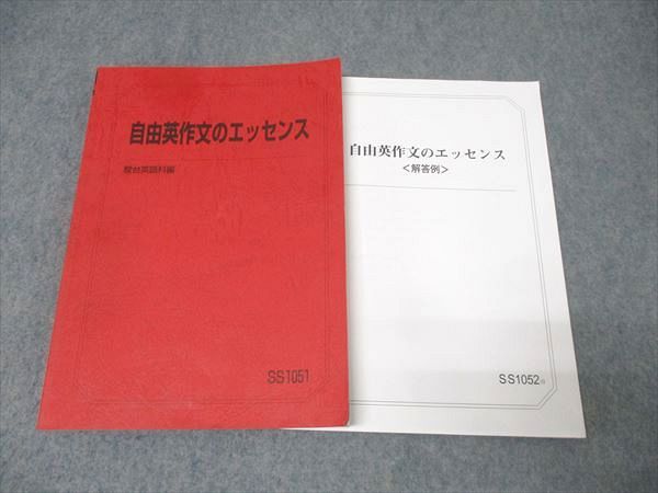 駿台 英語 自由英作文のエッセンス テキスト 2024 竹岡広信 021S0D