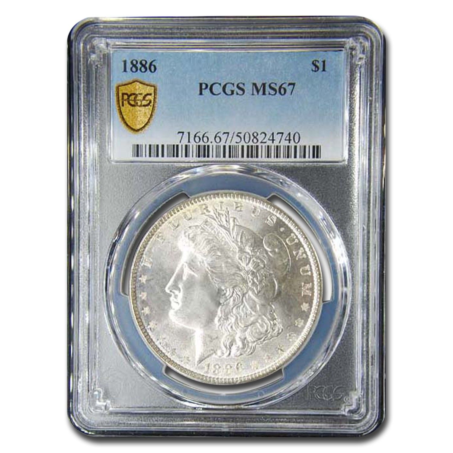 1886年モルガン・ダラー MS-67 PCGS - メルカリ