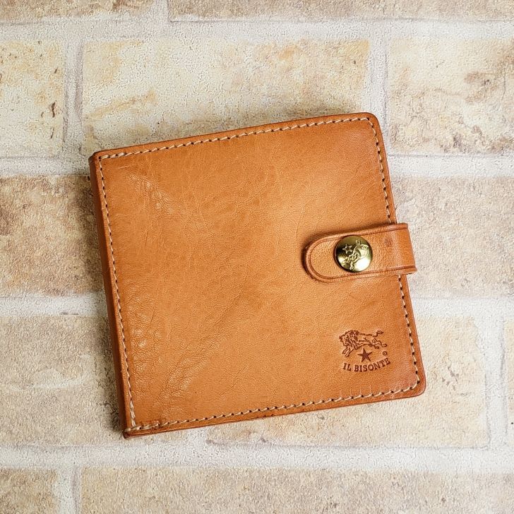 未使用 イルビゾンテ ☆ レザー 二折財布 ウォレット イタリア製 ユニ