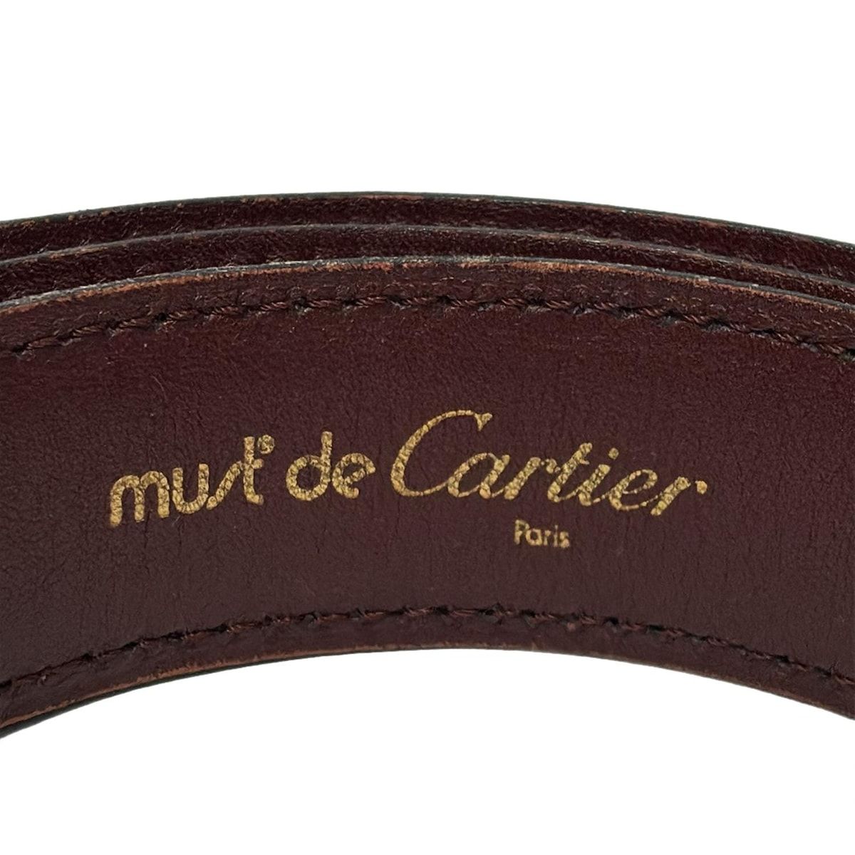 Cartier(カルティエ) ベルト - ダークブラウン レザー - メルカリ