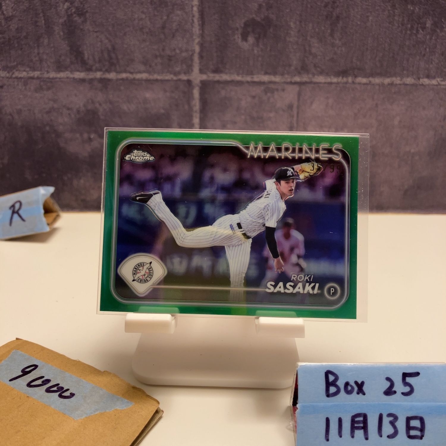 2024 Topps Chrome NPB 佐々木朗希 Roki Sasaki 35/99 千葉ロッテ