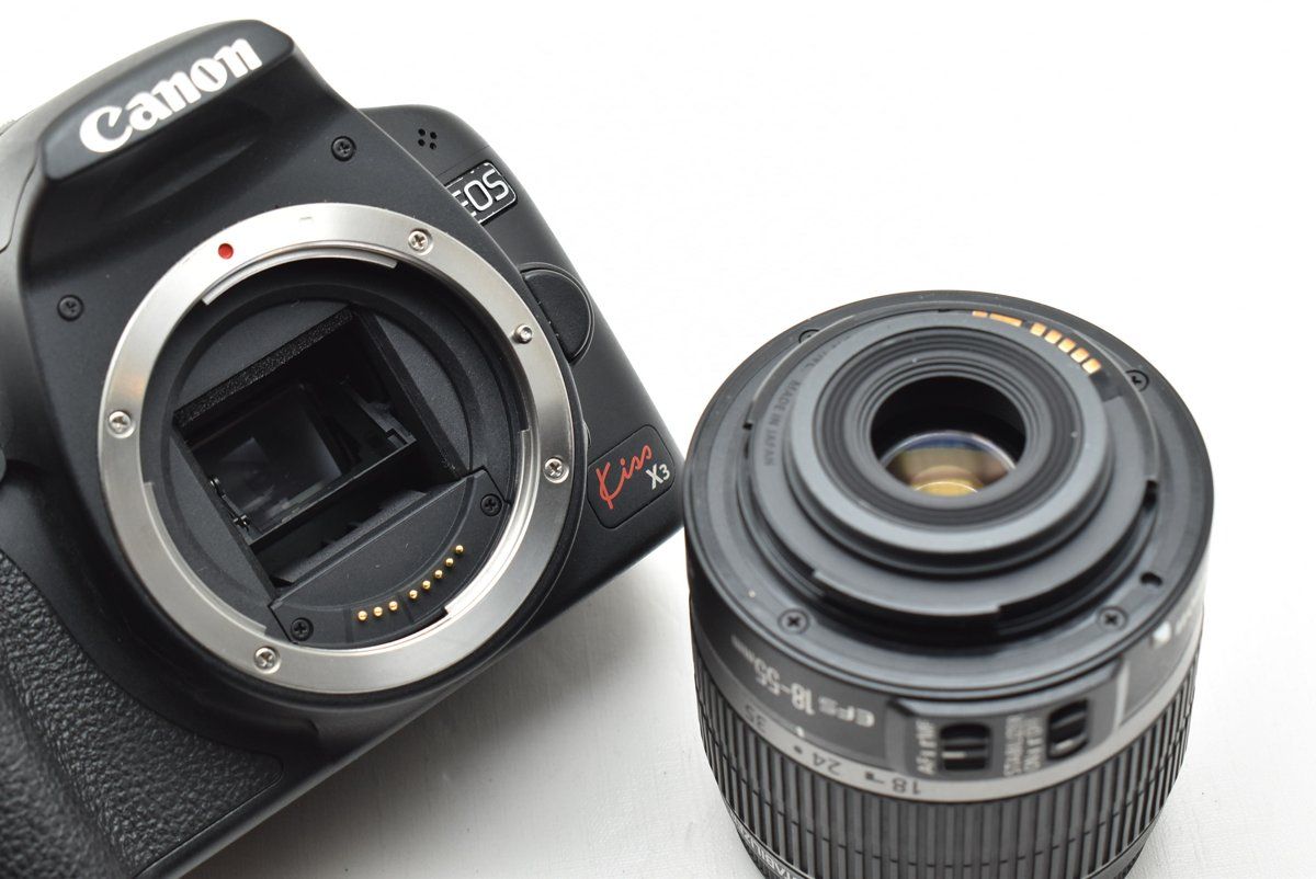 Canon EOS Kiss X3 EF-S 18-55mm F3.5-5.6 デジタル一眼レフ キヤノン