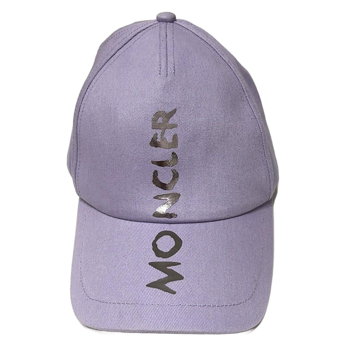MONCLER(モンクレール) キャップ UNI - ライトパープル コットン