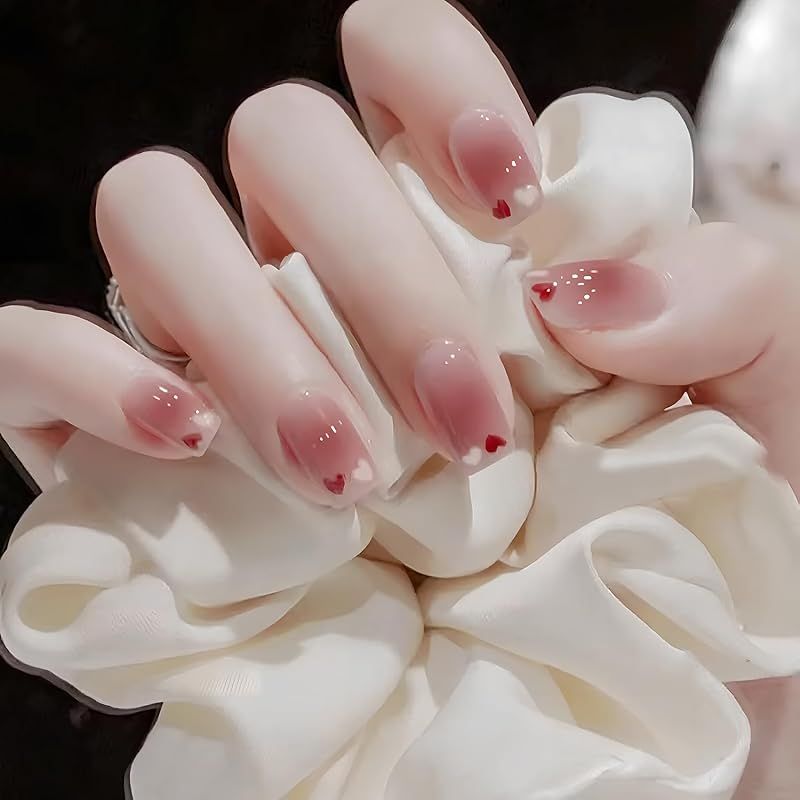 ネイルチップオーダー　ほのか様 NEURAD]ネイルチップ ピンク 24枚入 付け爪 ショート 春夏 ほのか