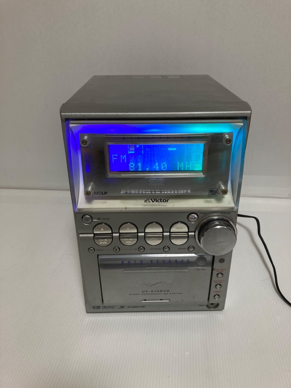 動作確認済】Victor ビクター MDコンポ UX-A10DVD ラジオ CD - メルカリ