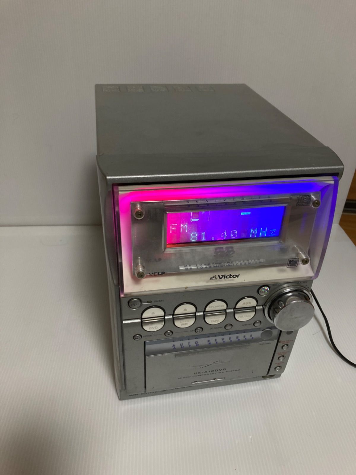 動作確認済】Victor ビクター MDコンポ UX-A10DVD ラジオ CD - メルカリ