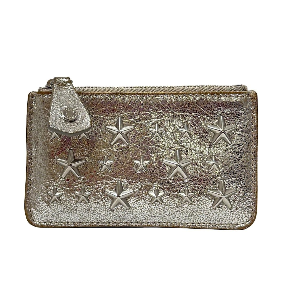 JIMMY CHOO(ジミーチュウ) コインケース - シルバー スタッズ/スター