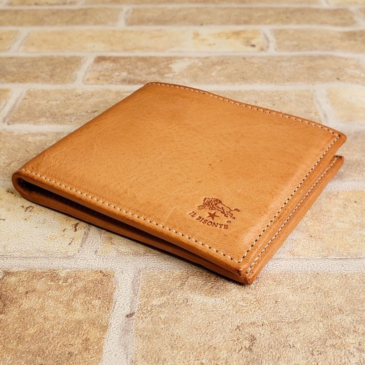 未使用 イルビゾンテ レザー 二折財布 イタリア製 財布 ユニセックス