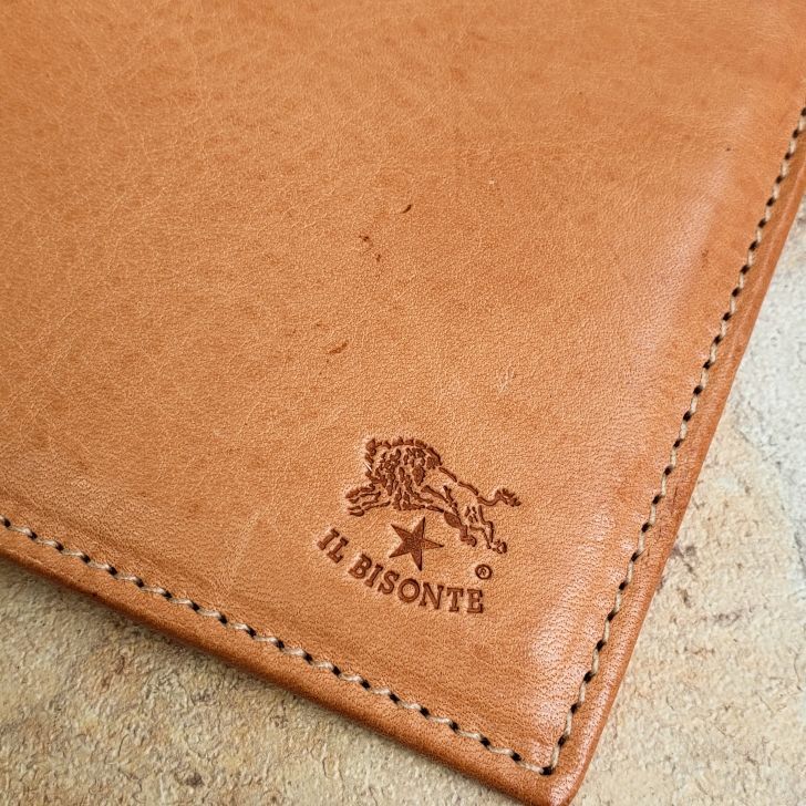 未使用 イルビゾンテ レザー 二折財布 イタリア製 財布 ユニセックス