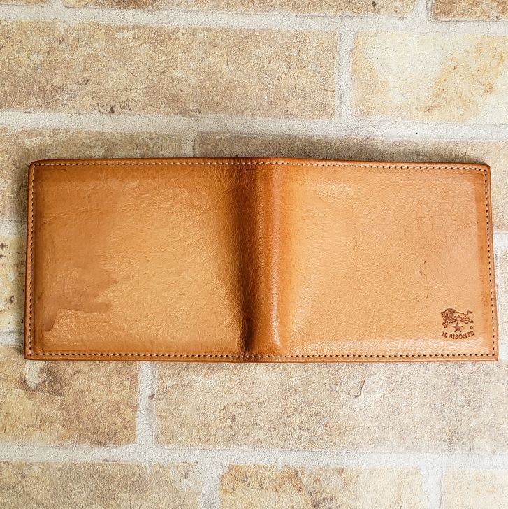 未使用 イルビゾンテ レザー 二折財布 イタリア製 財布 ユニセックス