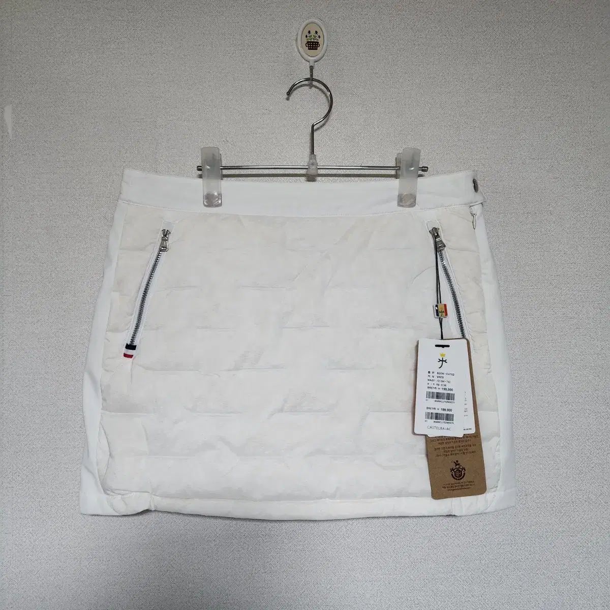 新品 CASTELBAJAC カステルバジャック グース ダウン ゴルフ スカート