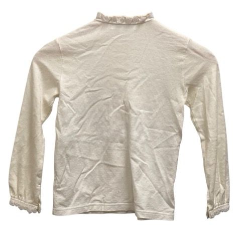 ファミリア Familiar キッズ トップス 長袖 無地 120 白 ホワイト