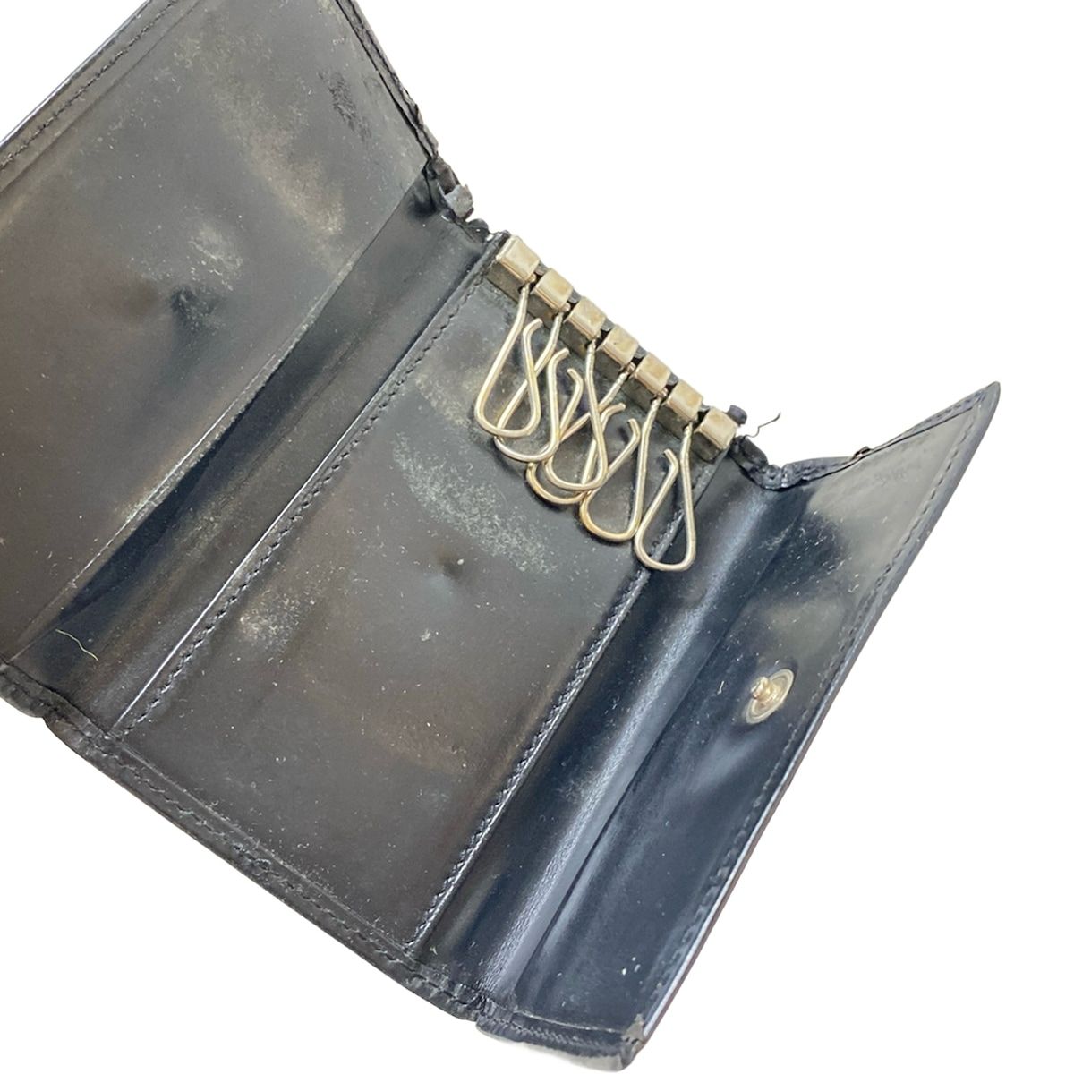 カルティエ キーケース ユニセックス パンテール 6連 CARTIER 黒 カルティエ キーケース ユニセックス パンテール 6連 CARTIER 黒