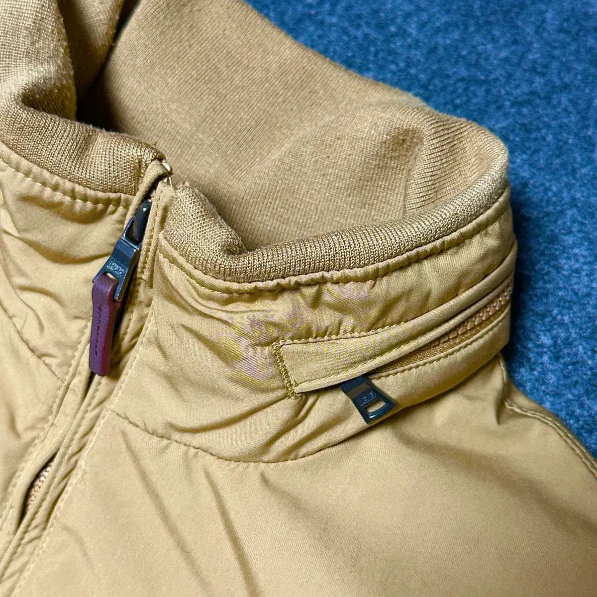 ポロ ラルフローレン メンズ ジップアップ ジャケット ベージュ / XL