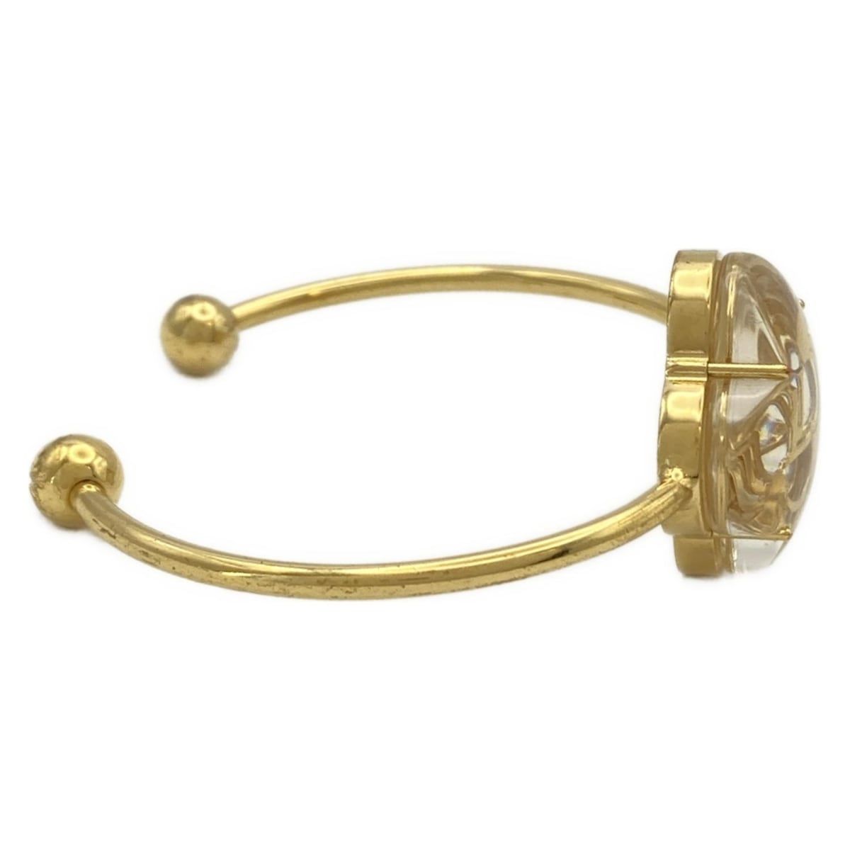 LOUIS VUITTON(ルイヴィトン) バングル美品 ゴールド×クリア - メルカリ