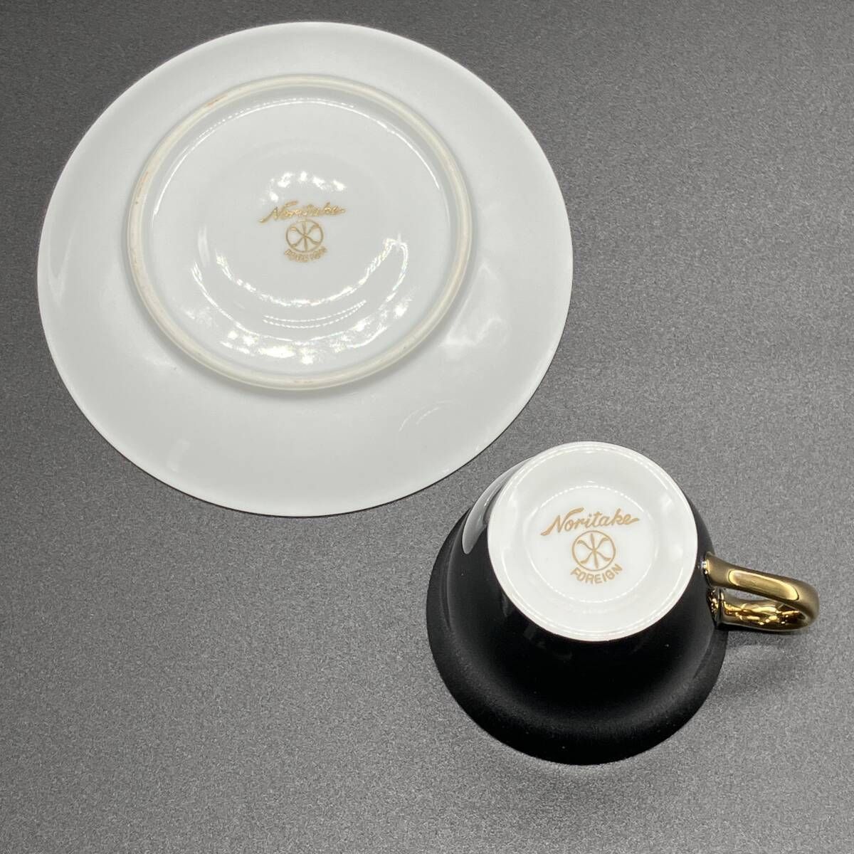 美品！ オールドノリタケ ゴールド キャビネッ カップ&ソーサー