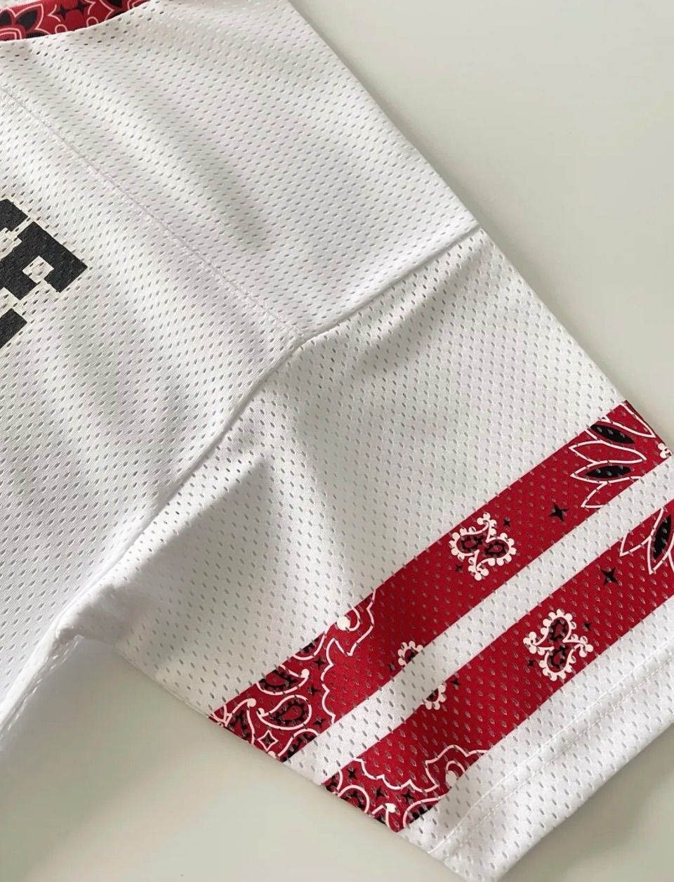 ☆ Supreme ☆ Bandana Football Jersey White - 25SS メッシュTee