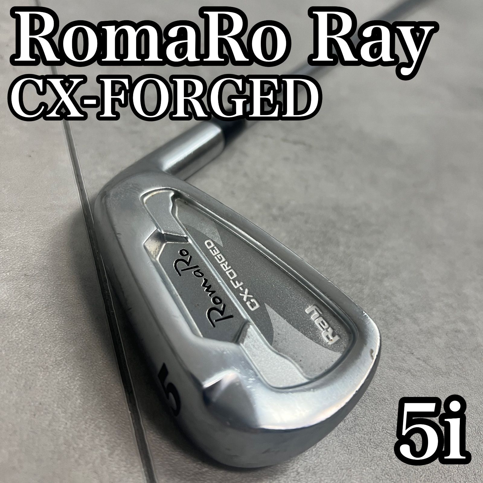 RomaRo ロマロ RayCX FORGED アイアン　プロジェクトX 5.5 フォローで割引クーポン配布中】ロマロ RomaRo Ray CX-FORGED メンズ