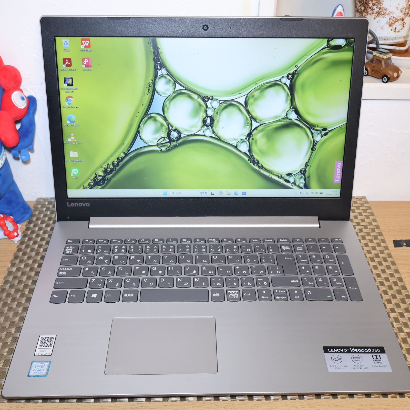 Win11公式対応i7/メ8G/新品SSD480G/DVD/FHD/カメラ/無線 - メルカリ